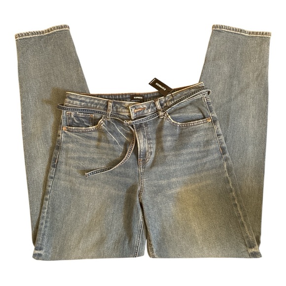 Express relaxed tapered mild rise long jeans id 5735 size 6R NWT - Picture 4 of 8